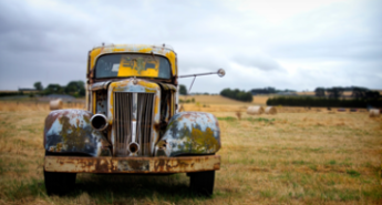 Image of an old truck for colour matching for Allard Paint Distributors