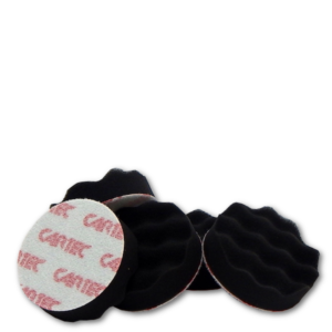 image of car-tec mini velcro buff pads in black