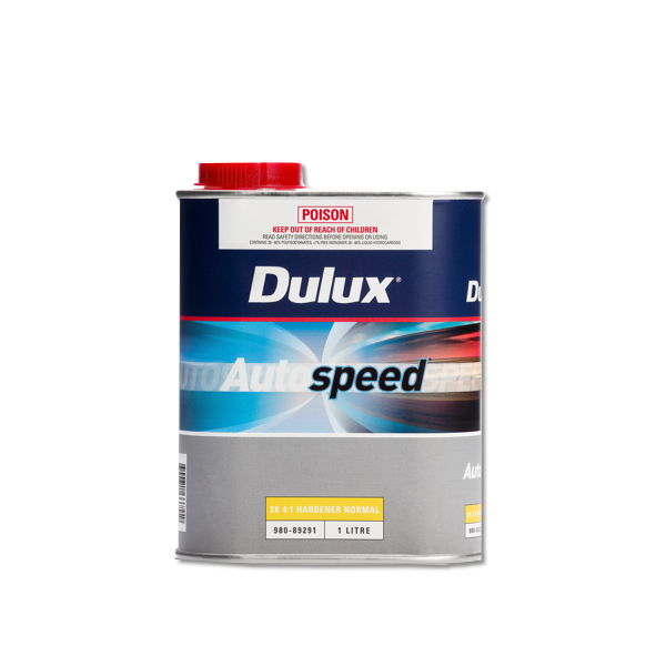 Image of a tin of a Dulux Autospeed 4:1 HS Hardener