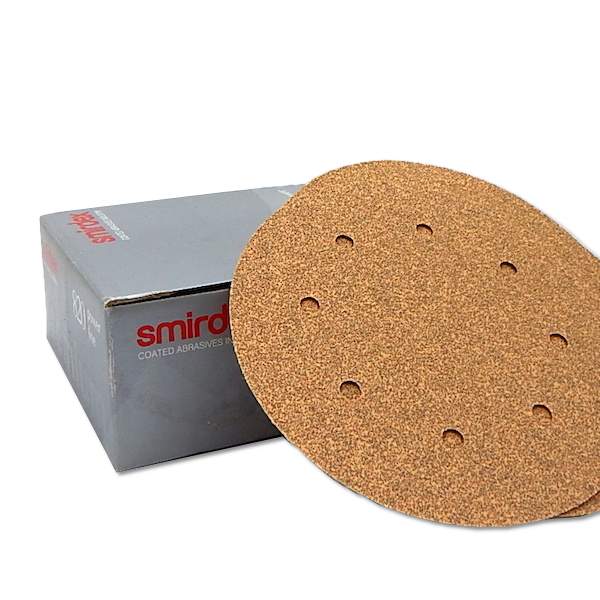 Image of a box of Smirdex 230mm sanding discs