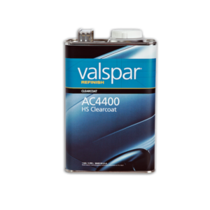 Image of a tin of Valspar Refinish ac4400 HS Clearcoat 3.78 Litre