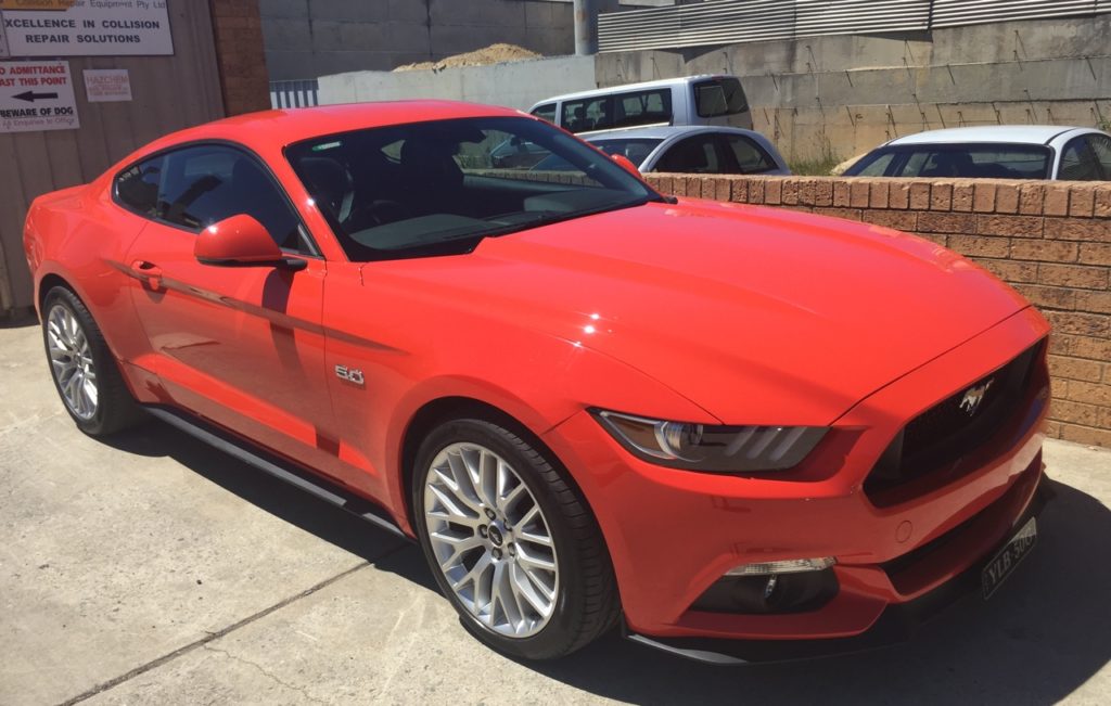 Image of a Ford Mustang - Paint Supplied Allard Paint Distributors