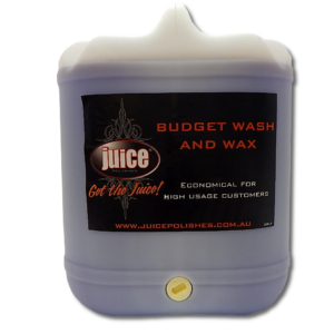Image of a container of Juice budget wash and wax 20 Litre