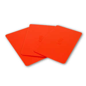 image of red plastic applicators
