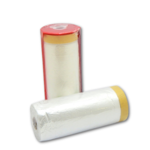 image of pre-taped masking film roll