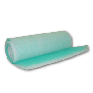 image of green fibreglass exhaust floor filter