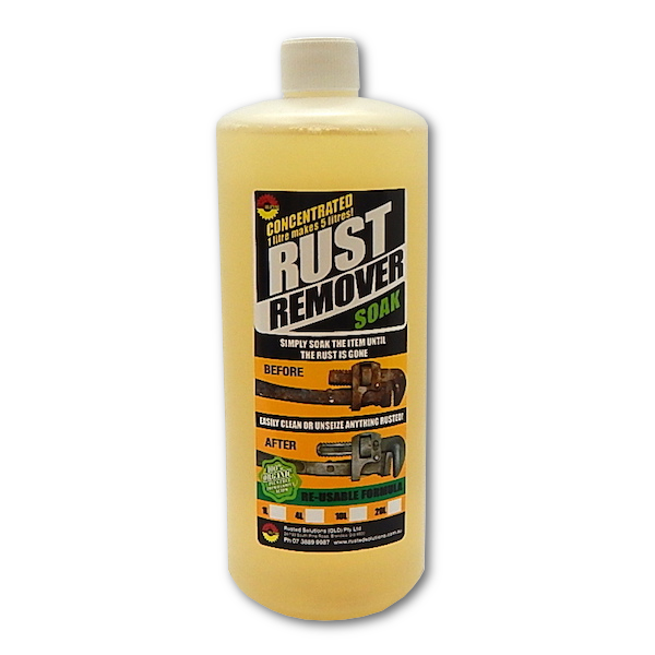 image of consentrated rust remover soak