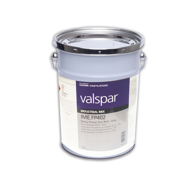 image of fp402 dtm zinc rich epoxy primer in 5ltr container